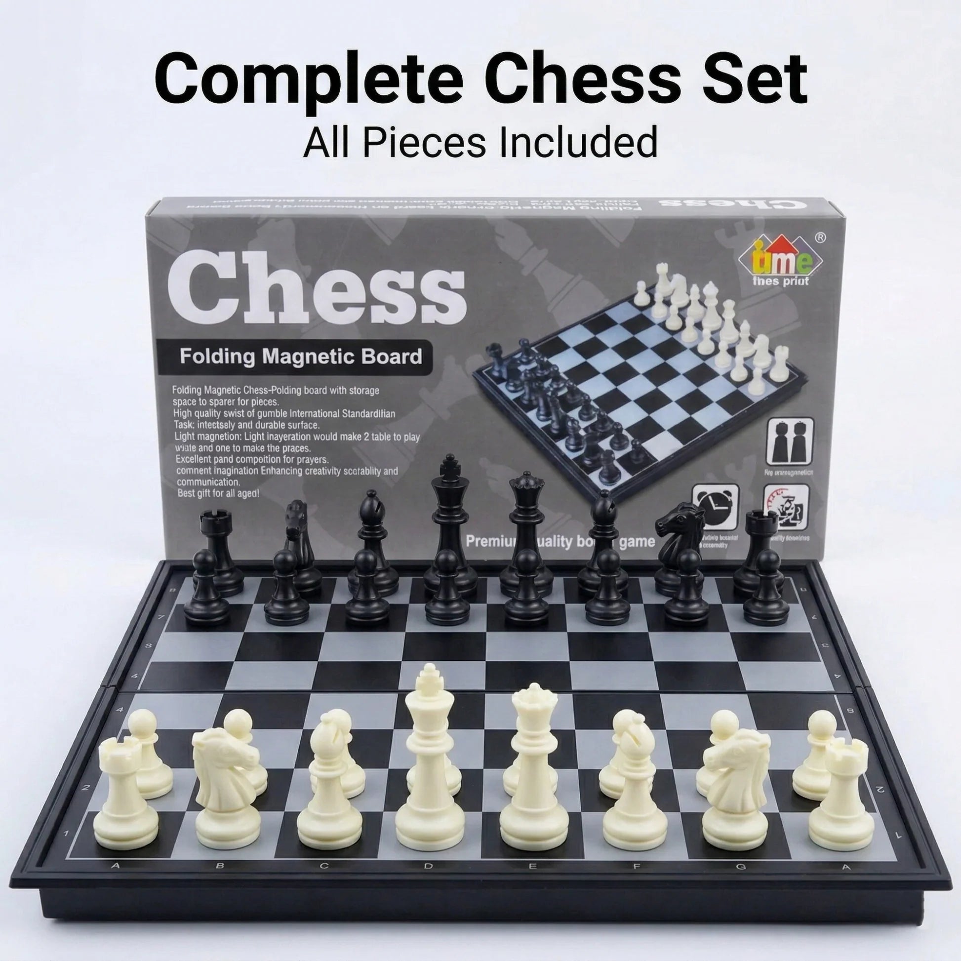 Folding Magnetic Chess Board