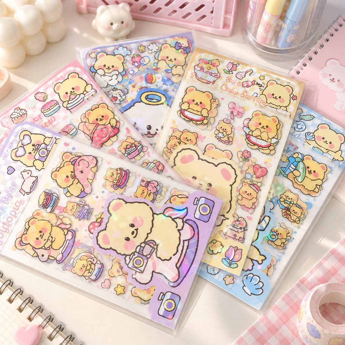 Pudding Bear Stickers