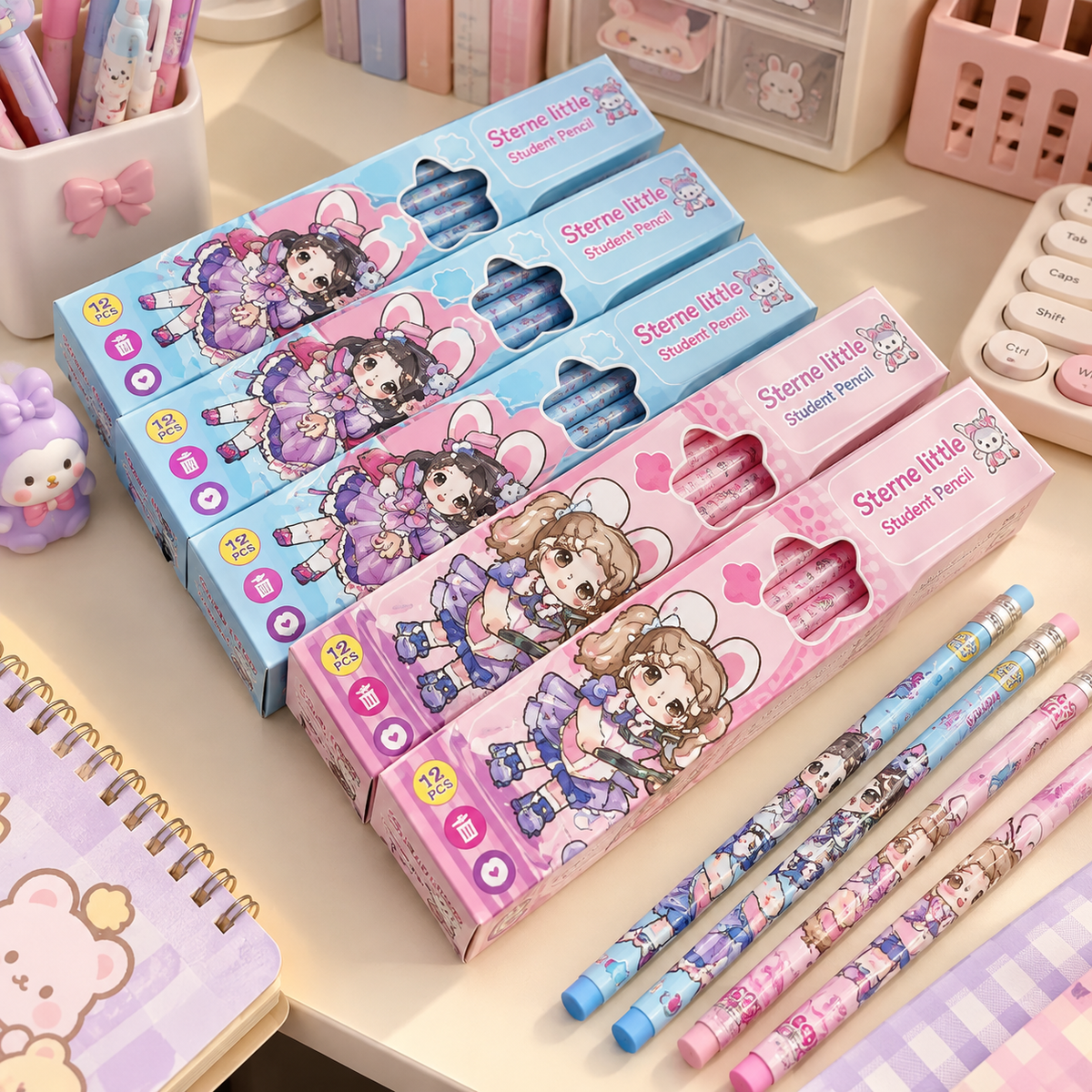 Sweet Doll Pencils
