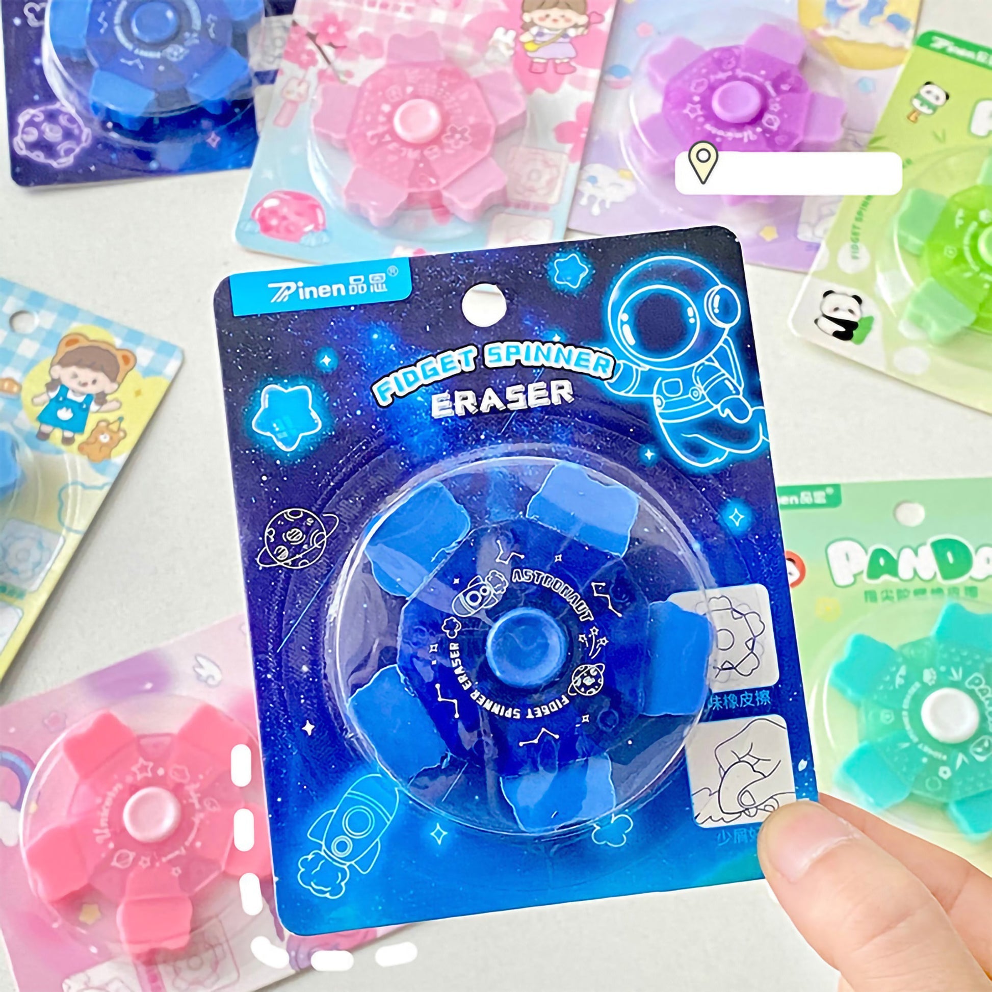 Astronaut Fidget Spinner Eraser