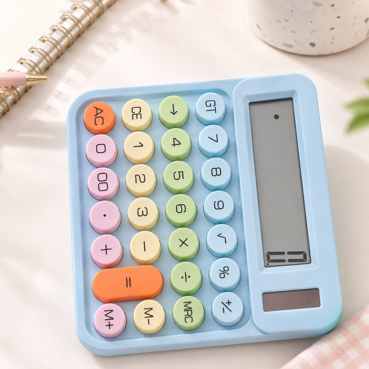Pastel Keys Electronic Calculator