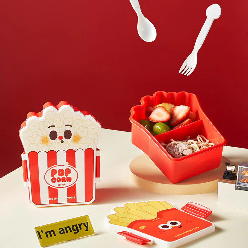 Cute Popcorn Lunch Box