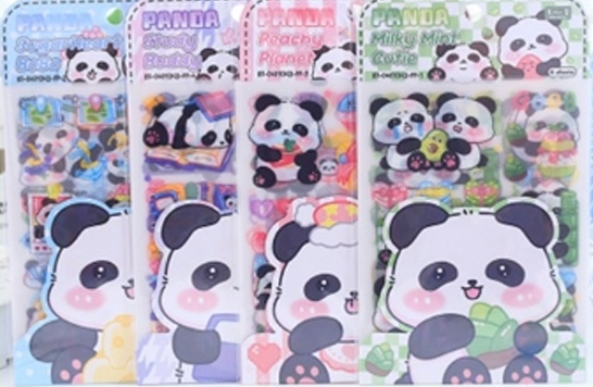 Panda Funland Stickers