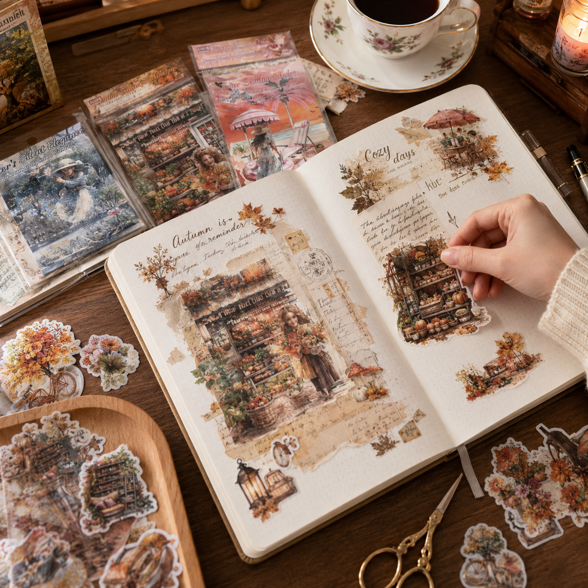 Seasonal Stories Decorative Sticker Book