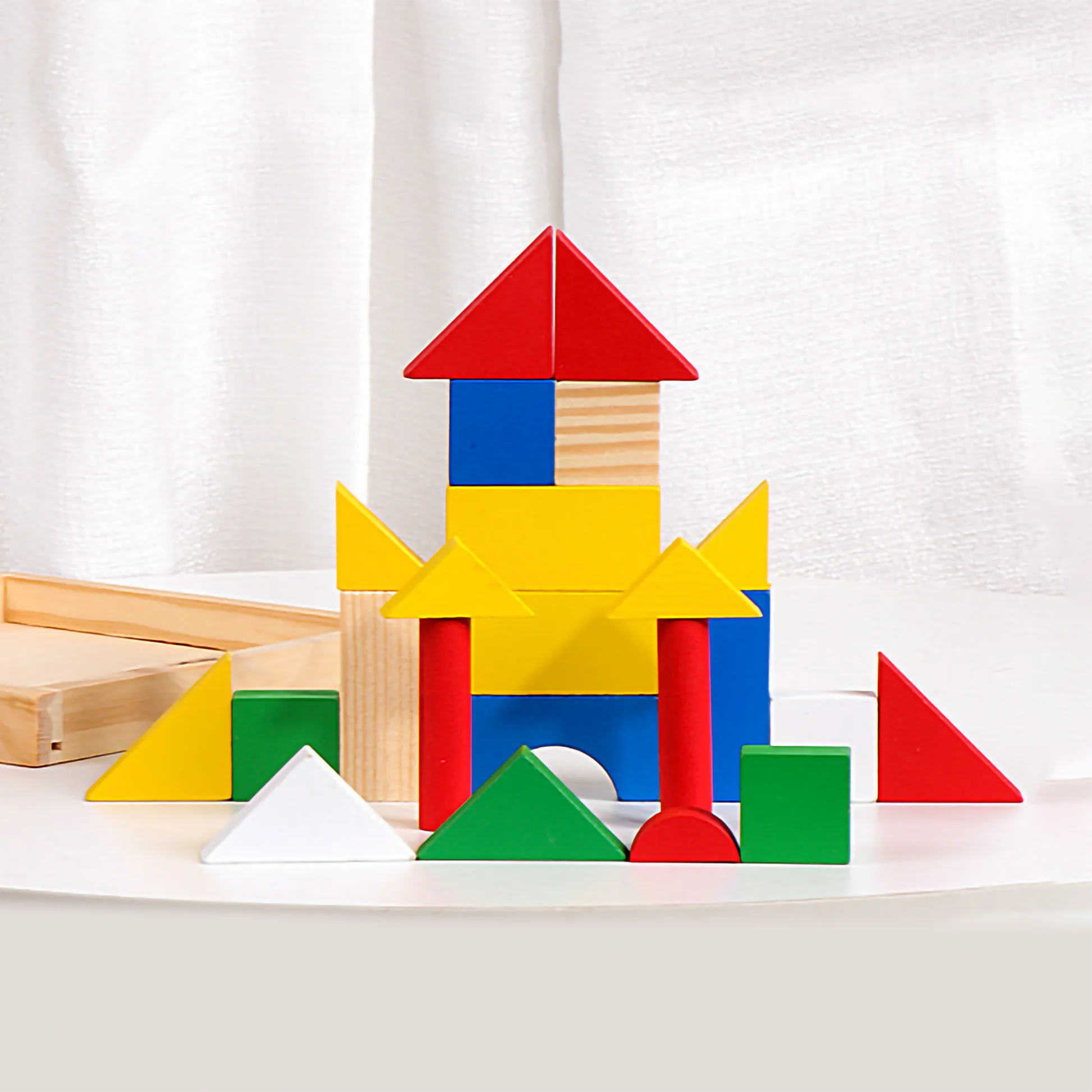 Smart Build Wooden Blocks – Fun Learning Toy for Kids