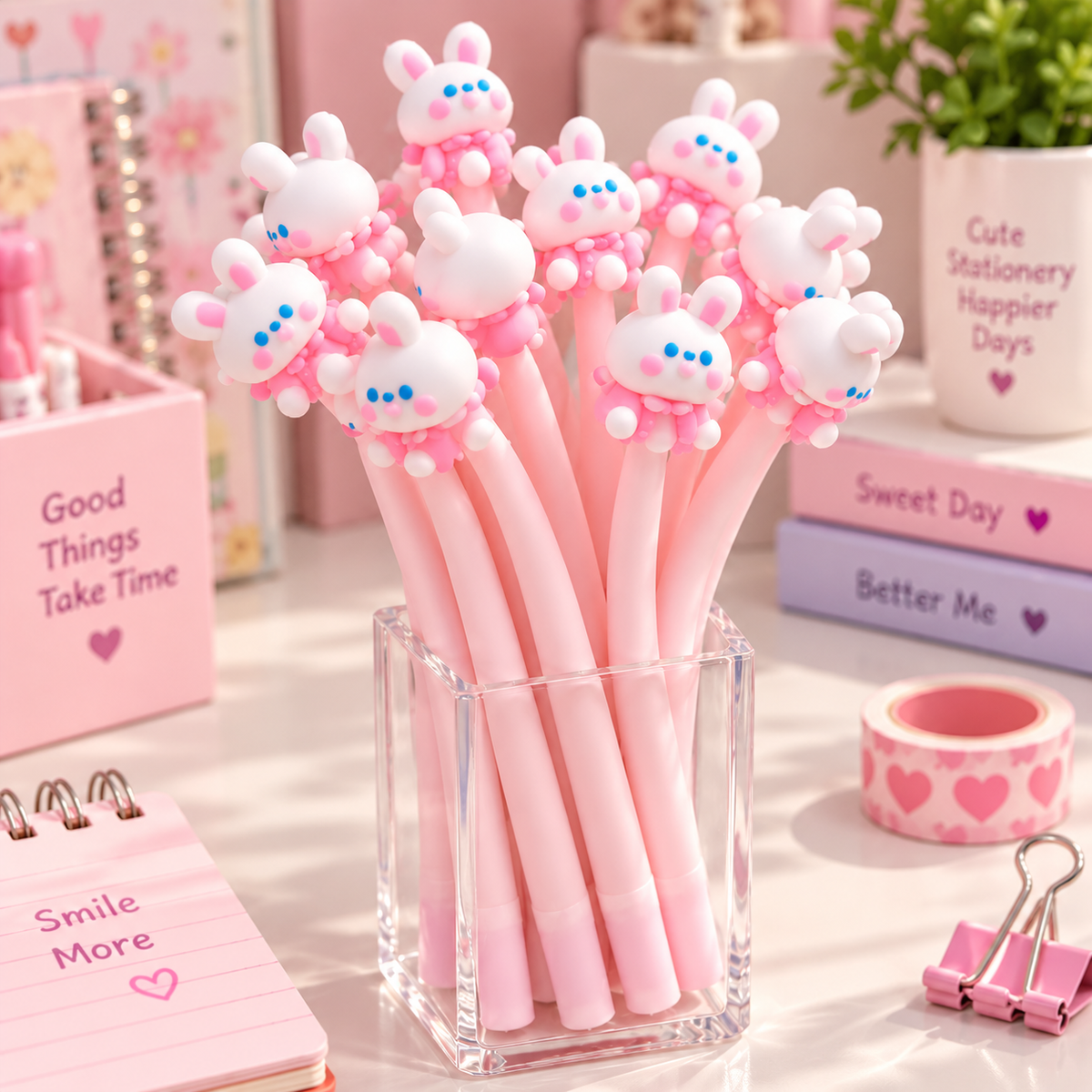 Bunny Puff Gel Pen