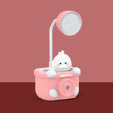 3-in-1 Kids USB Rechargeable Night Lamp + Sharpener & Pen Stand