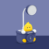 3-in-1 Kids USB Rechargeable Night Lamp + Sharpener & Pen Stand