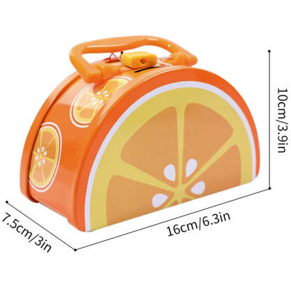 Metal Fruit Piggy Bank