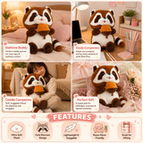 Acorn Buddy Raccoon Plush