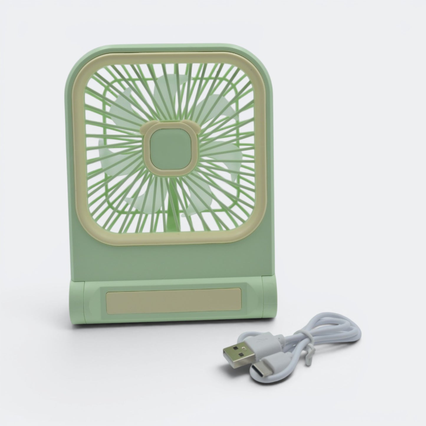 Mint Bear Foldable Fan