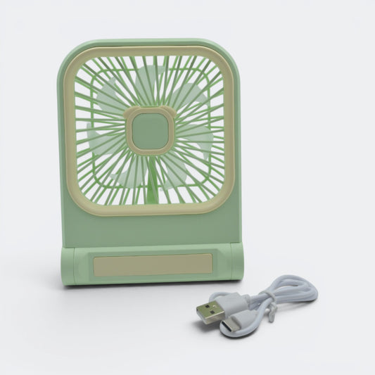 Mint Bear Foldable Fan