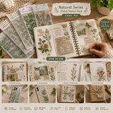 Botanical Whisper Transparent Sticker Pack