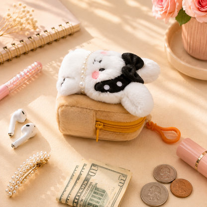 Bunny Bow Coin Pouch