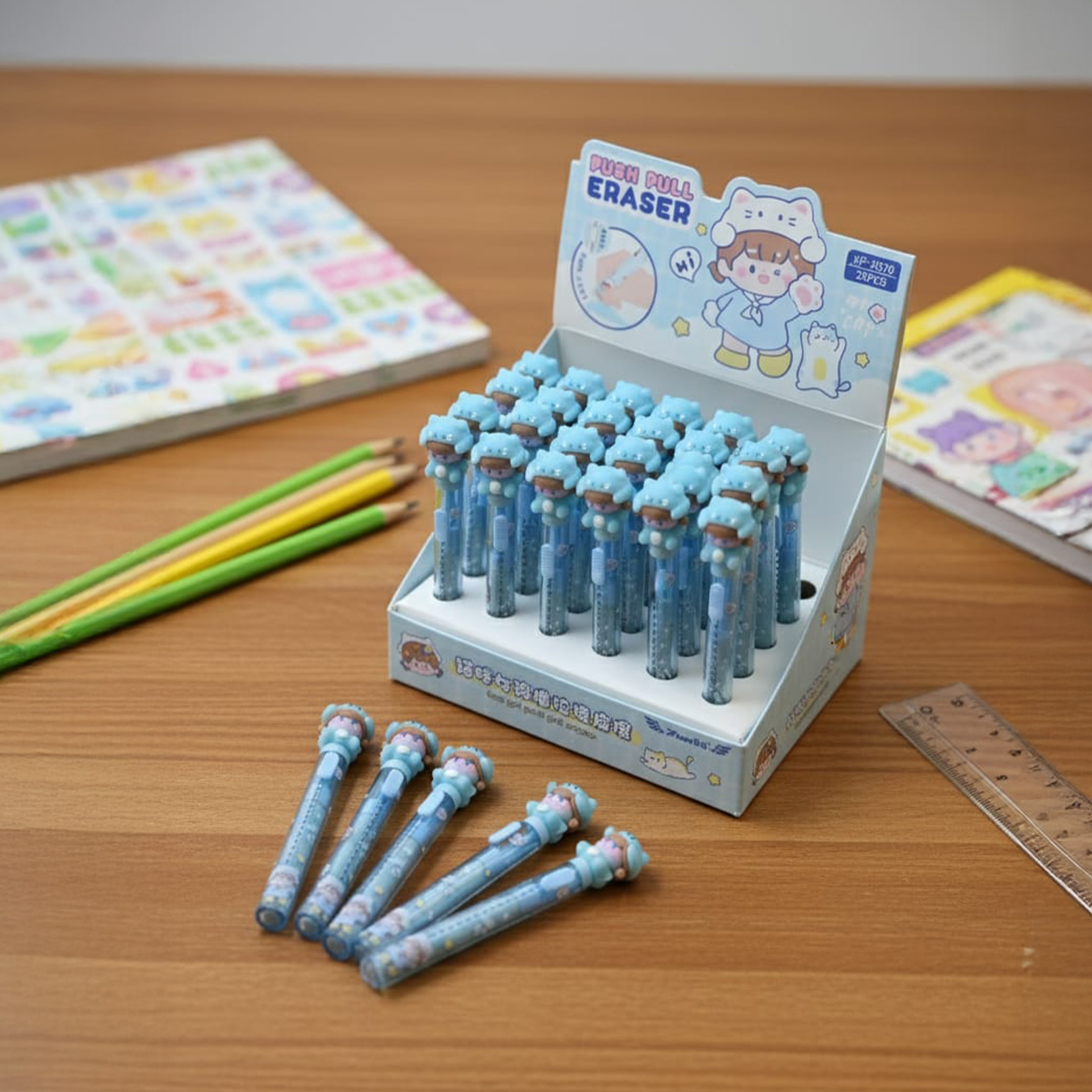 Bunny Pop Push & Pull Eraser