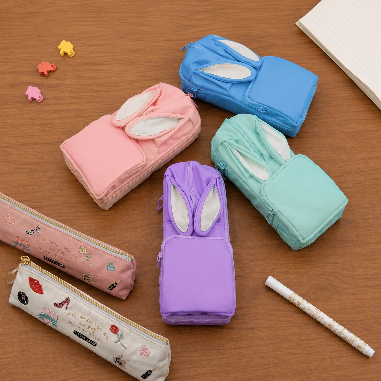 Bunny Hop Pencil Pouch