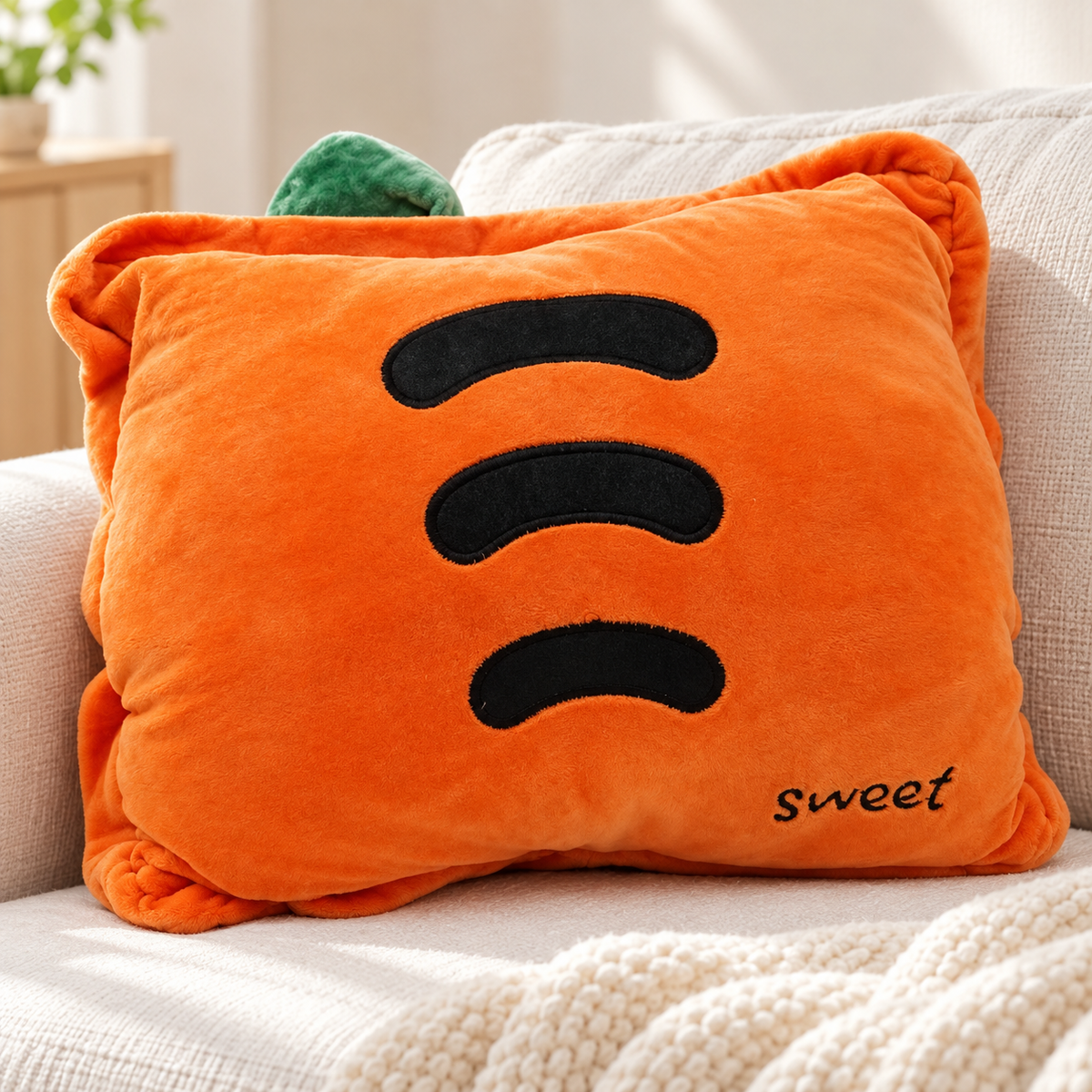 Carrot Cuddle Pillow