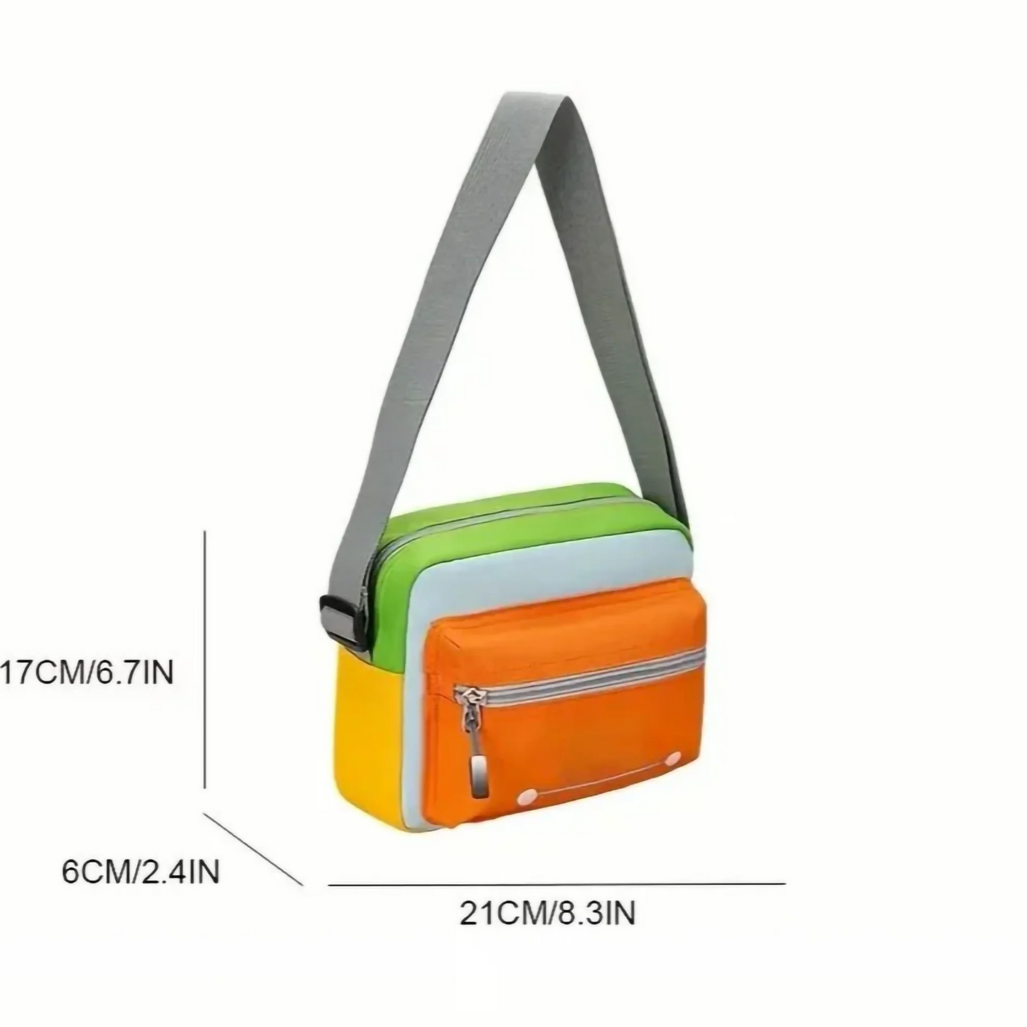 Casual Multi-Color Sling Bag