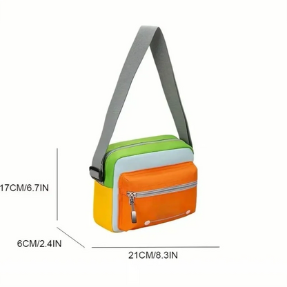 Casual Multi-Color Sling Bag