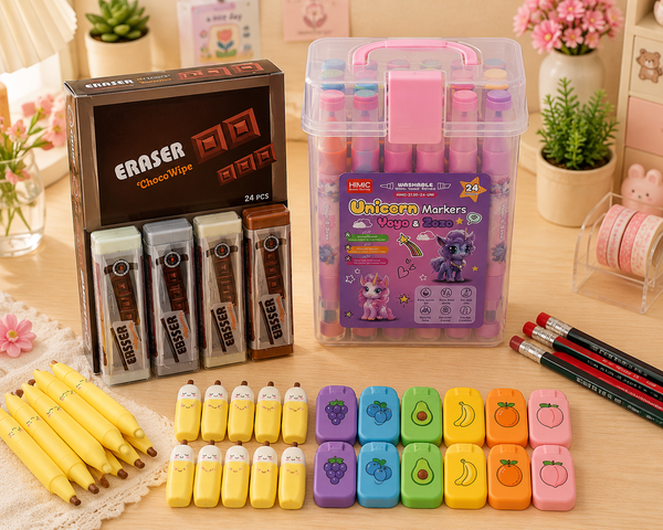 Highlighters | Erasers & Sharpeners