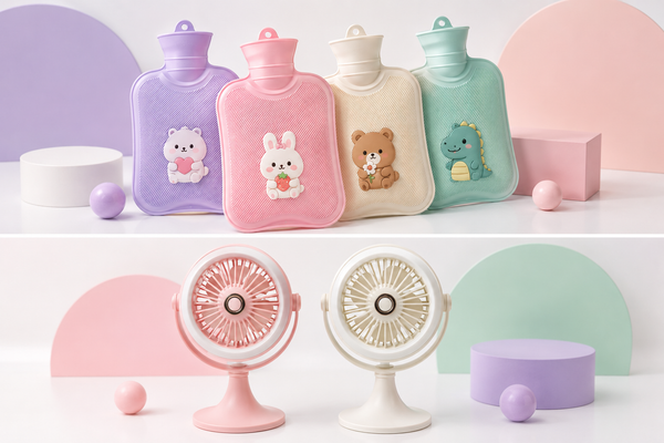 Hot Water Bags | Hand Fans