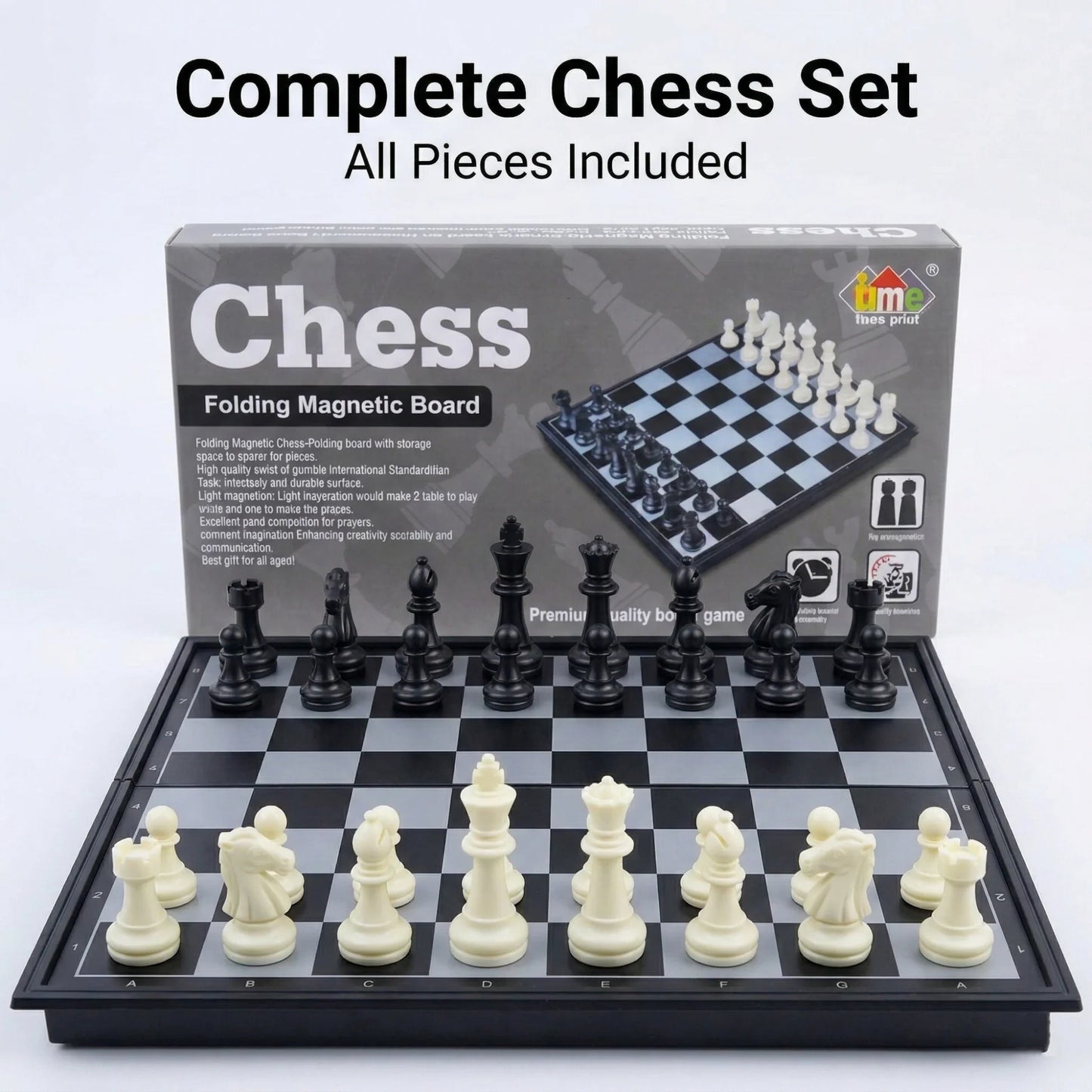 Folding Magnetic Chess Board