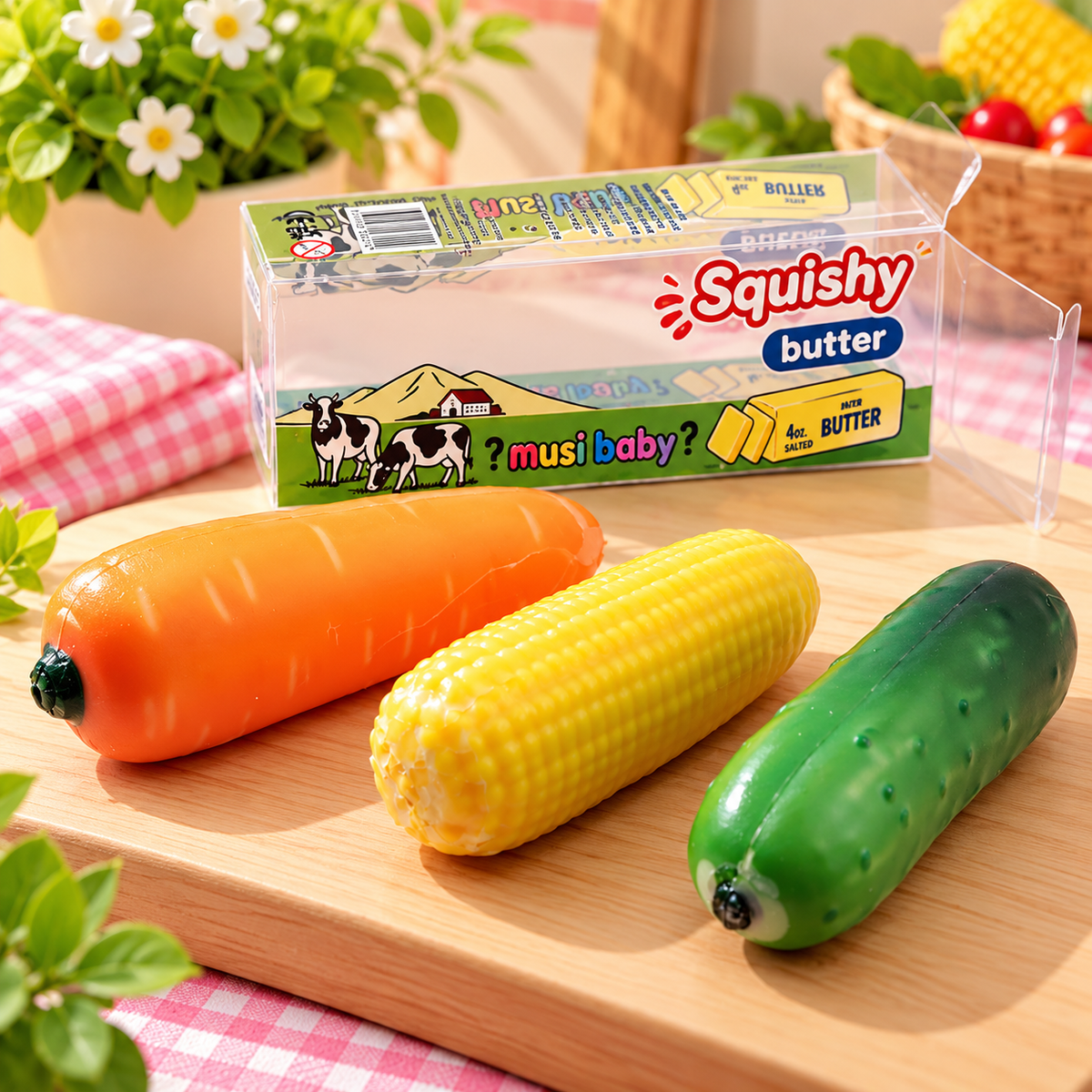 Fruit & vegetable squishy