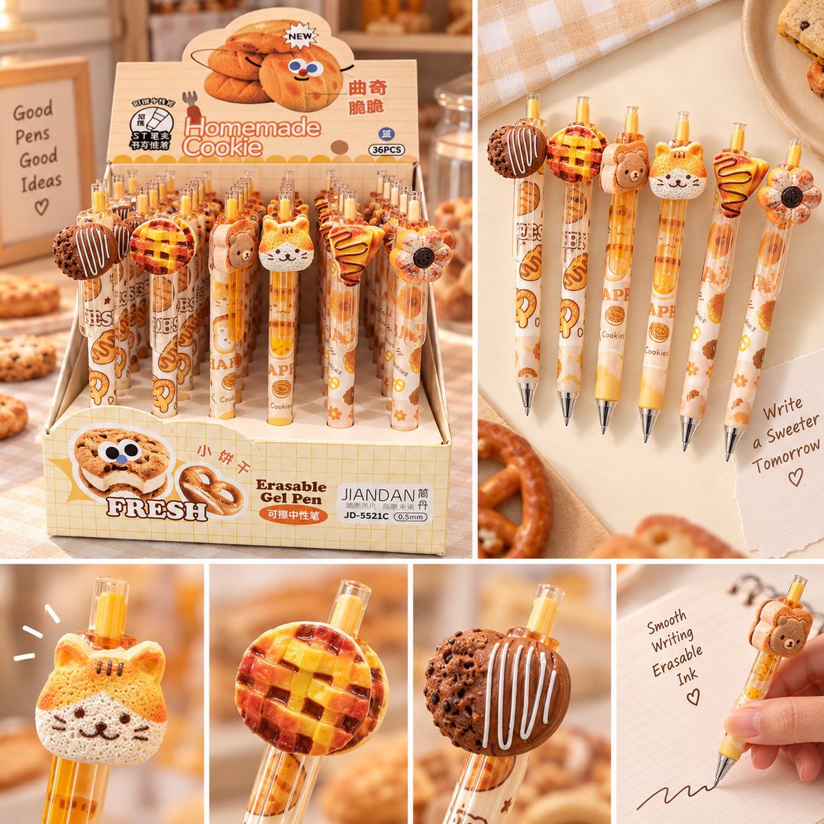 Cookie Pop Erasable Gel Pen