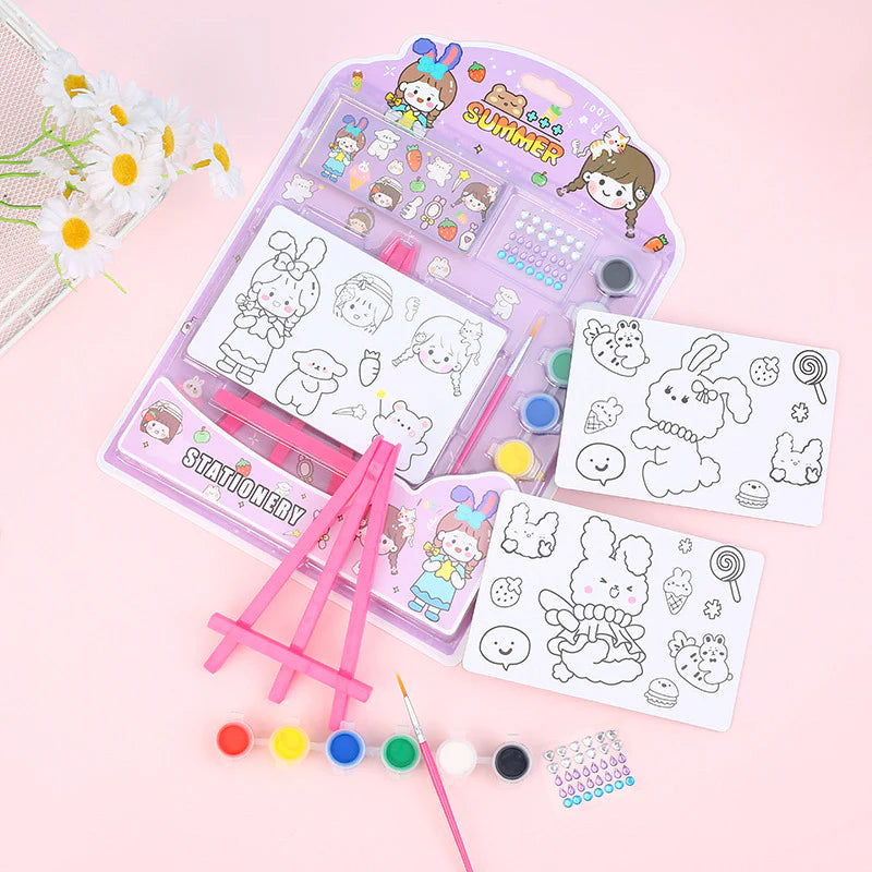 Cute Art Coloring Kit