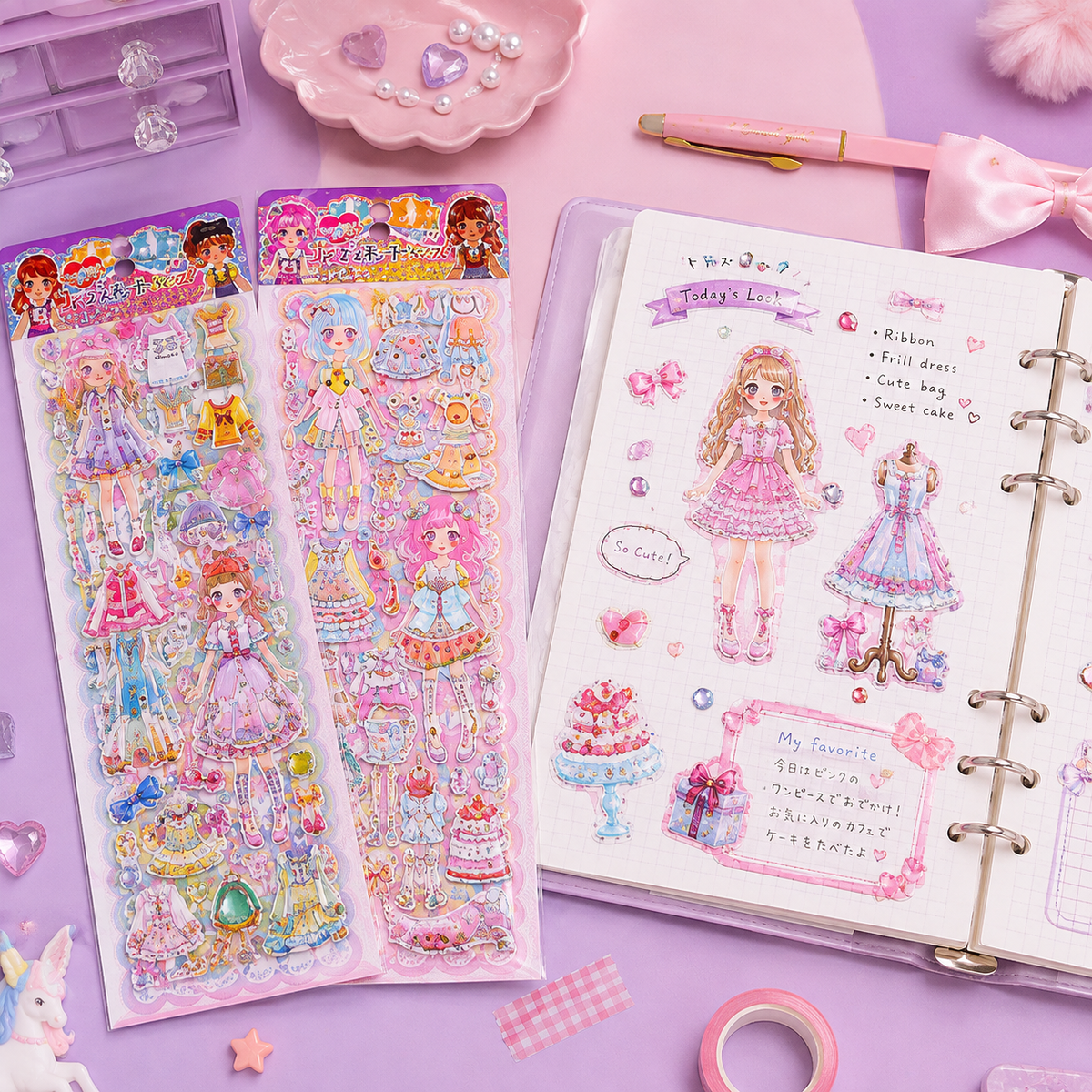 Fashion Doll Stickers