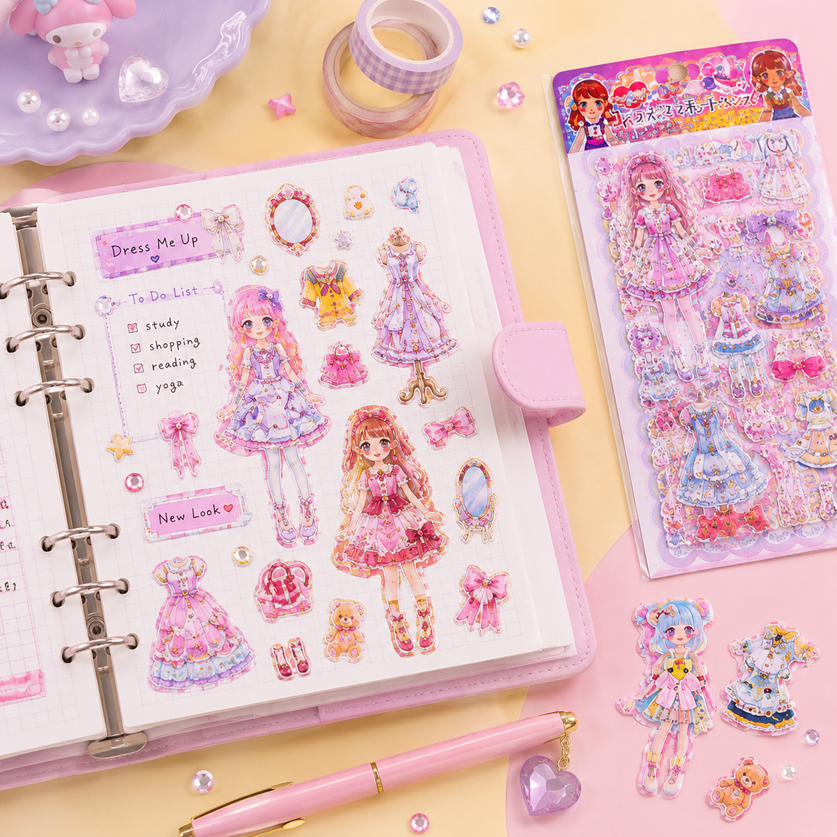 Fashion Doll Stickers