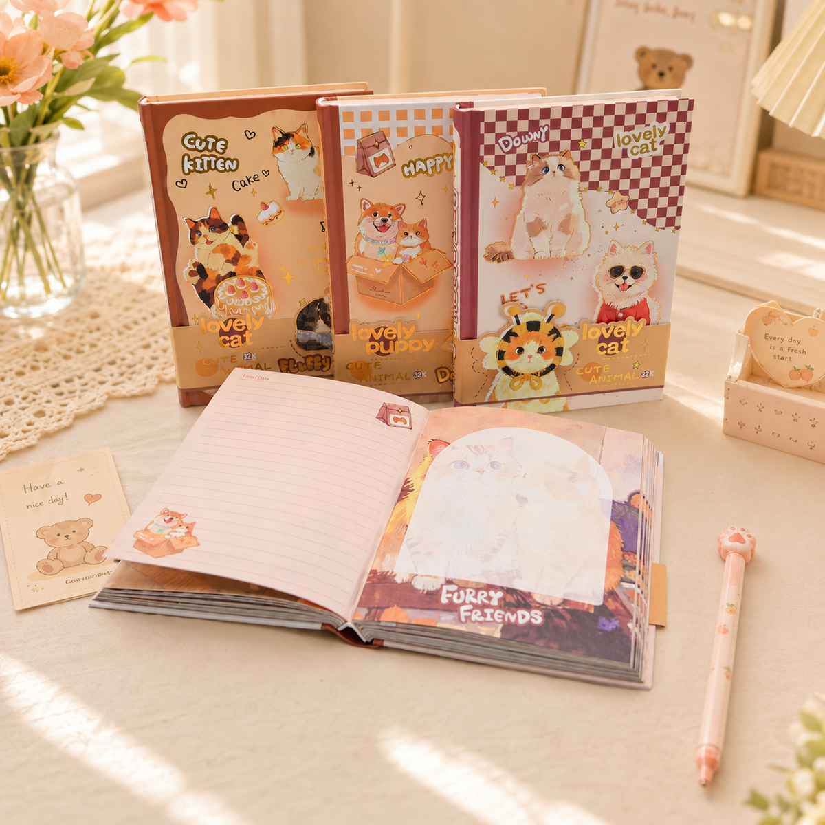 Furry Friends Notebook
