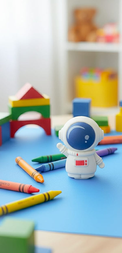 Astronaut Eraser Figures
