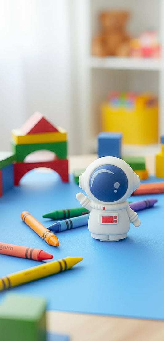 Astronaut Eraser Figures