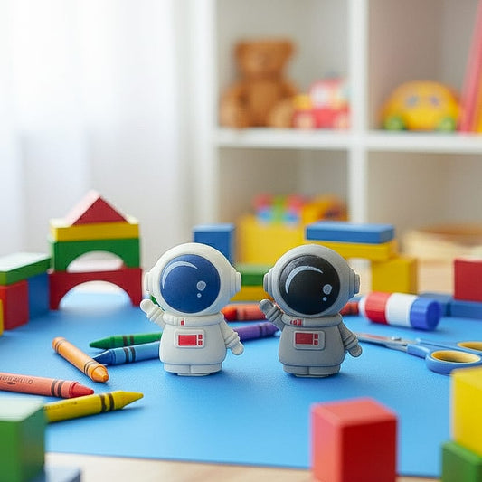 Astronaut Eraser Figures