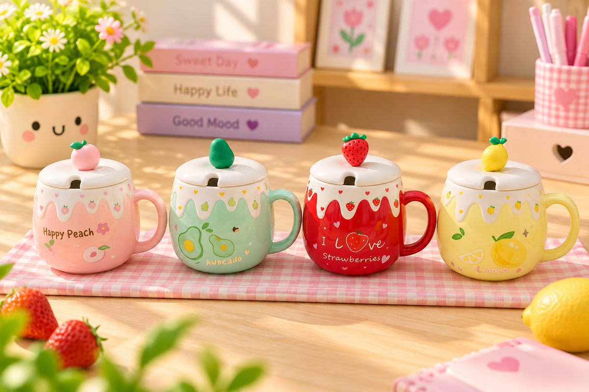 Happy Fruits Mug