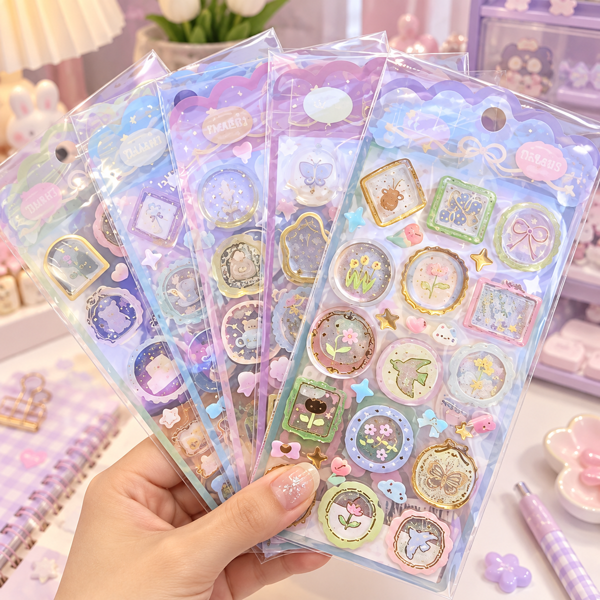 Soft Bloom Stickers