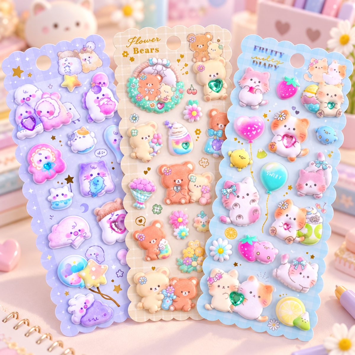 Kawaii Treats Stickers