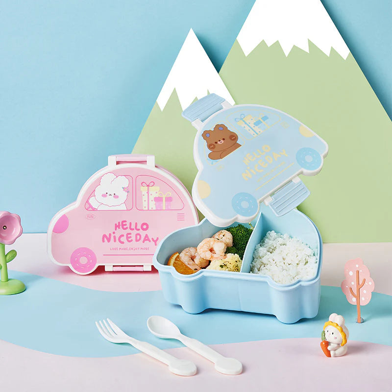 Cute Car Kid Lunch Box
