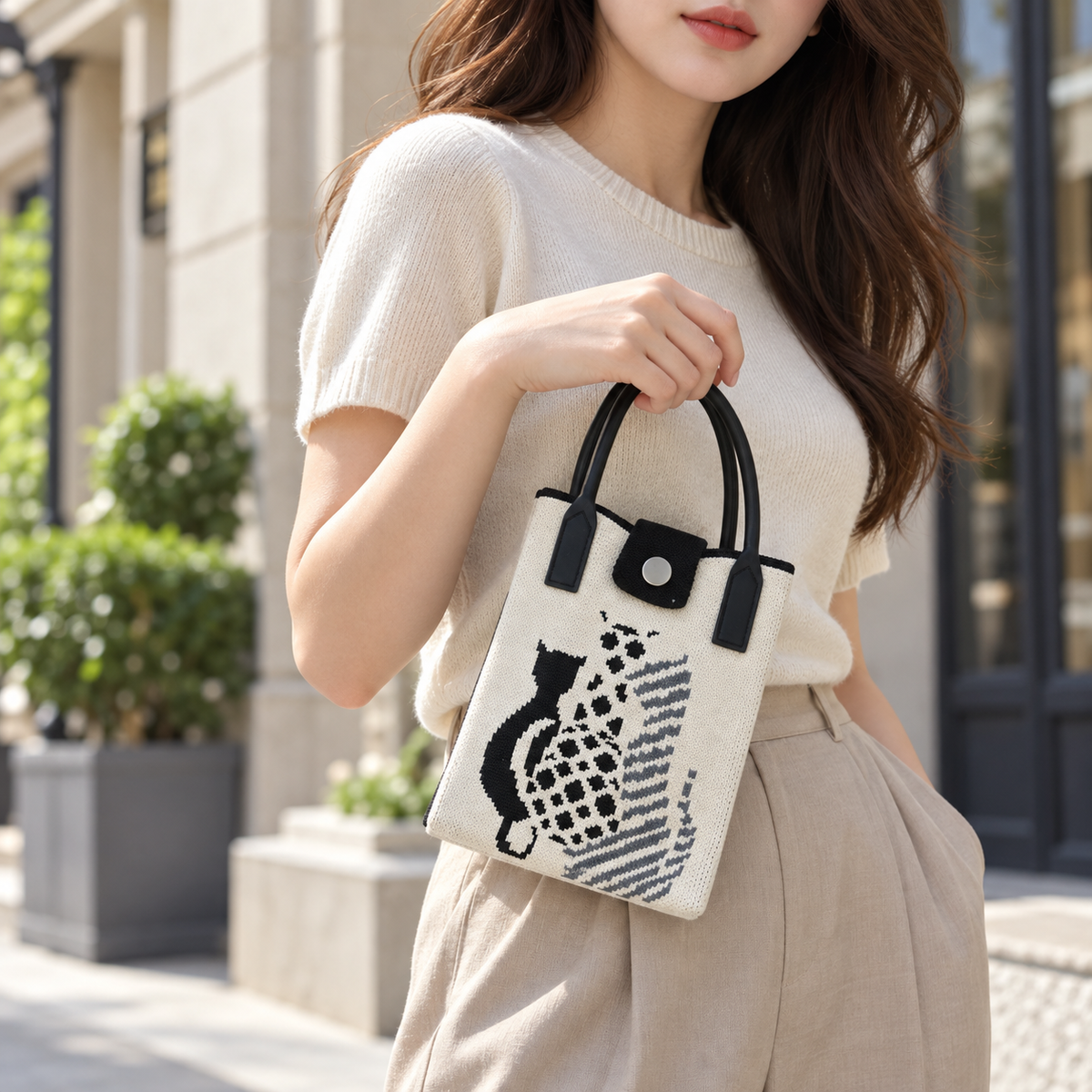 Mono Cat Bag