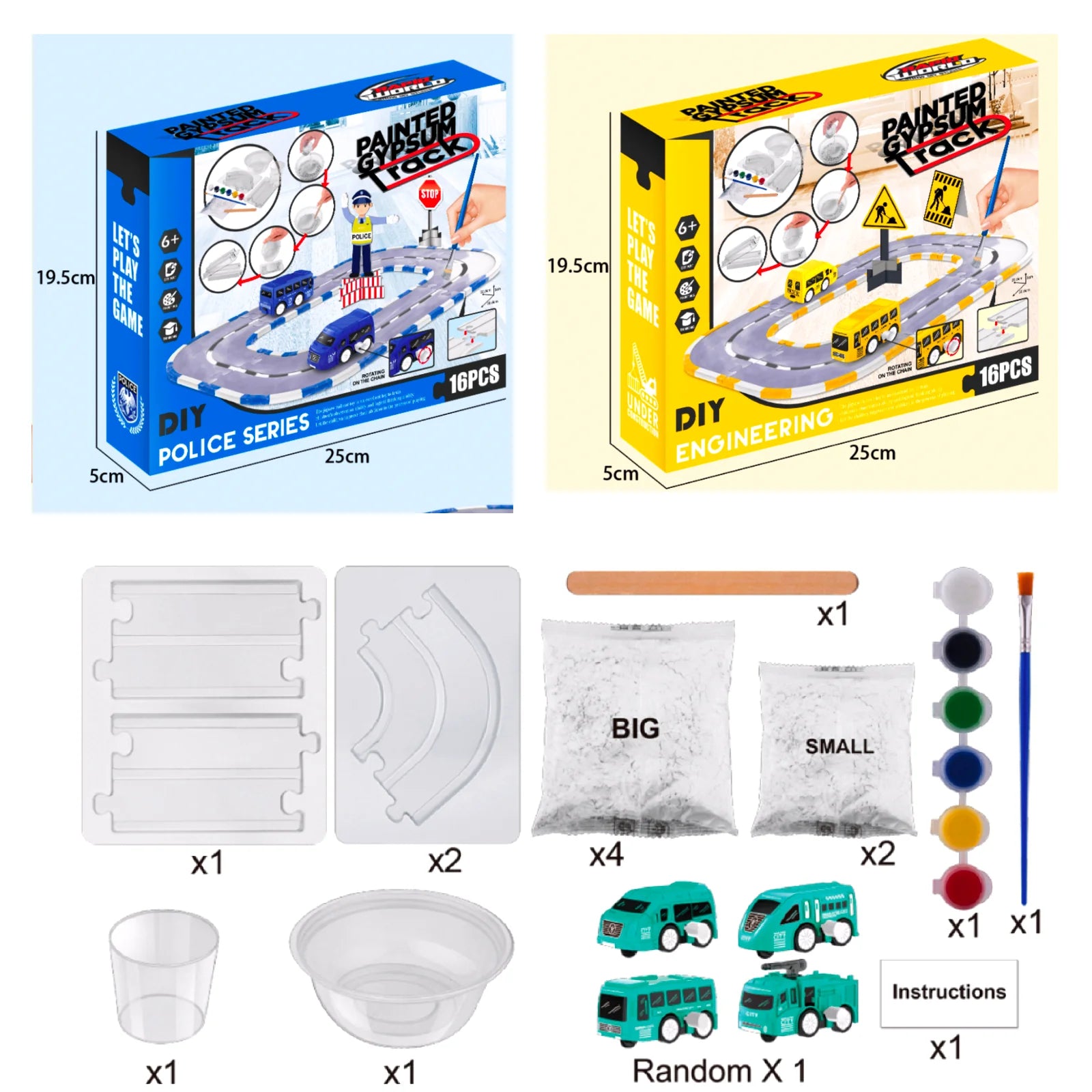 DIY Painting Track Set