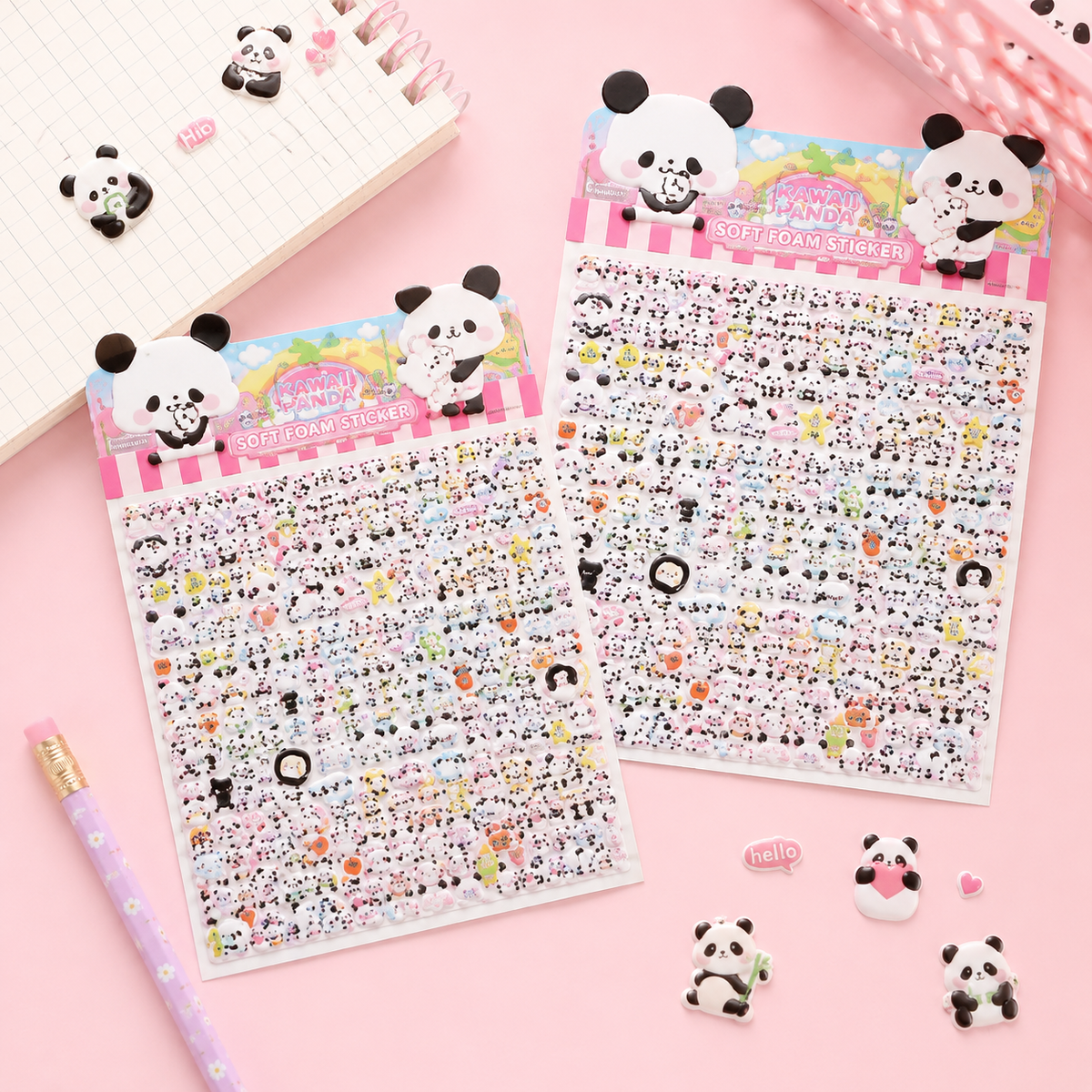 Panda Mania Stickers
