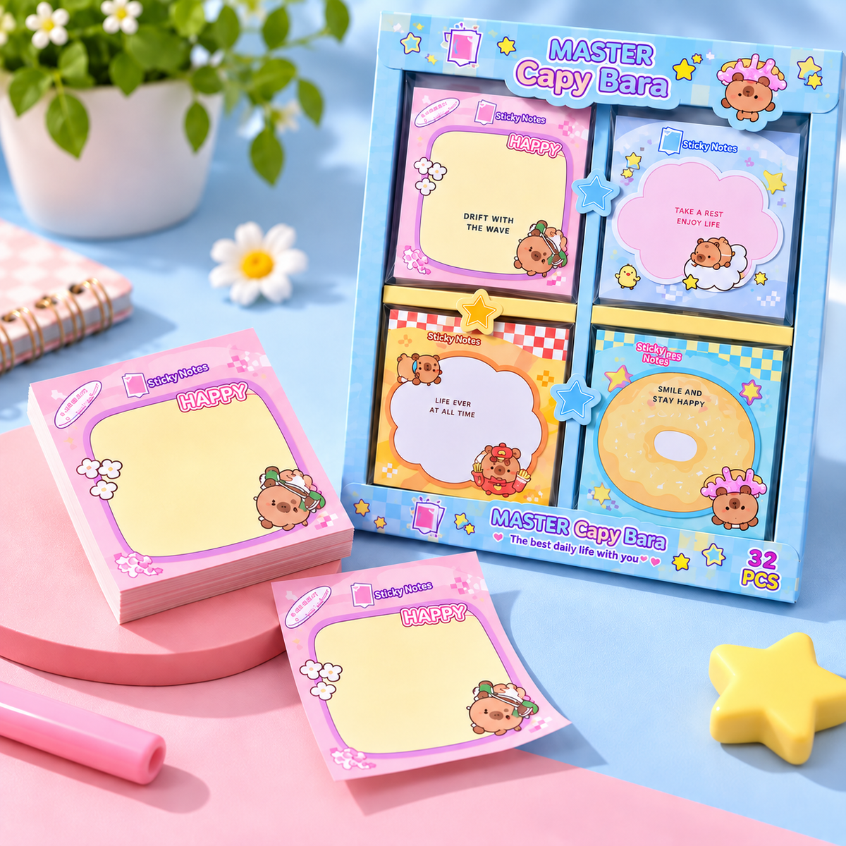 Cute Bear Sticky Notes