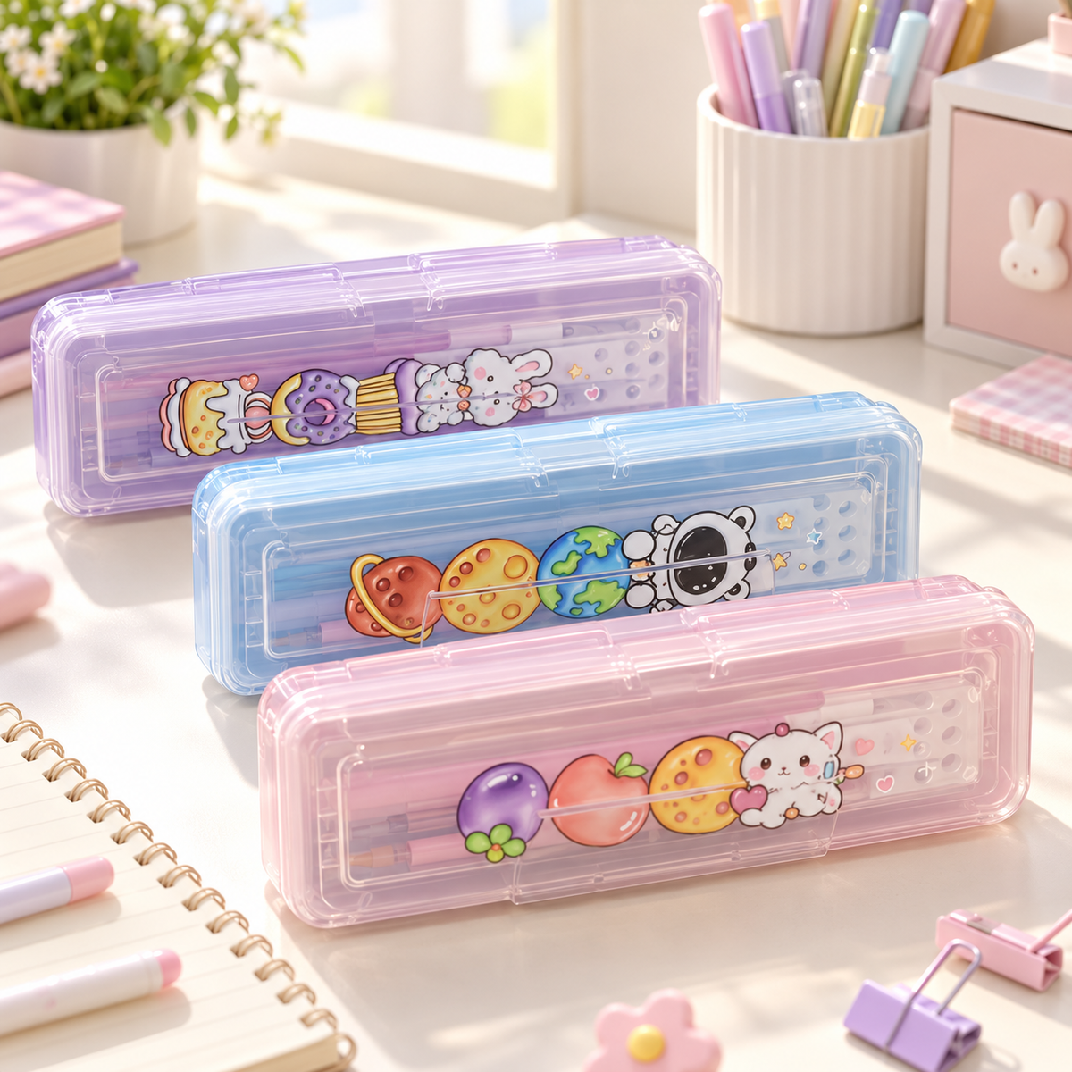 Rainbow Nest Pencil Box