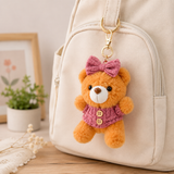 Snuggle Bear Keychain
