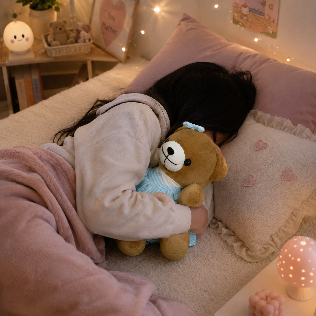 Snuggle Stripes Teddy Bear