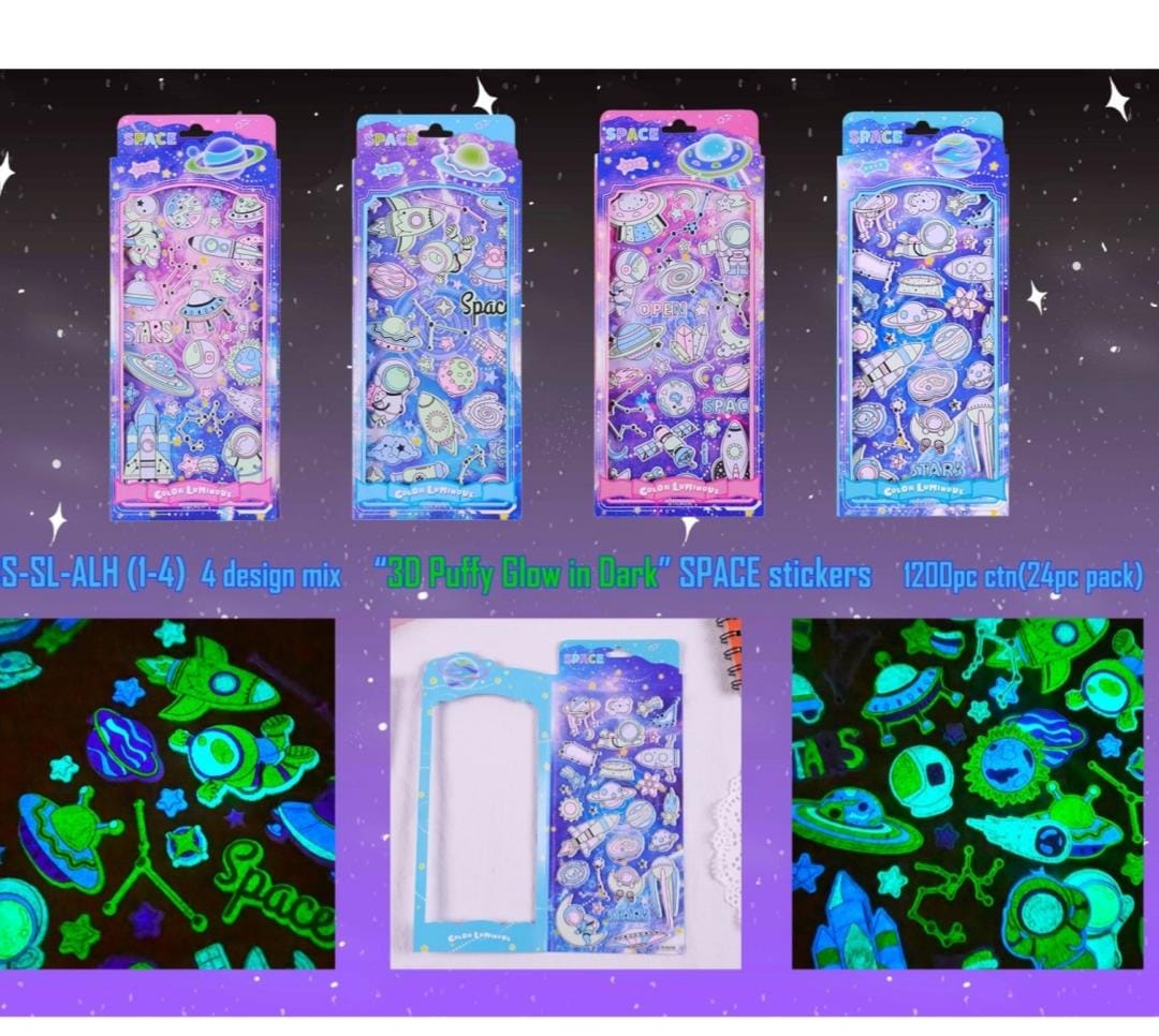 Galaxy Glow Stickers