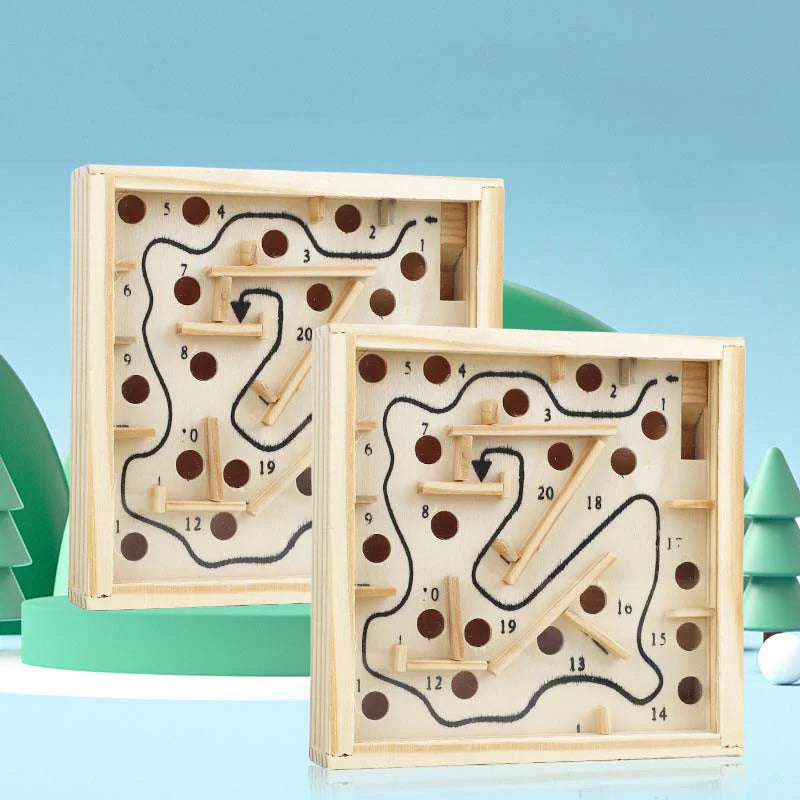 MindMaze Wooden Game – Fun Brain Puzzle for Kids