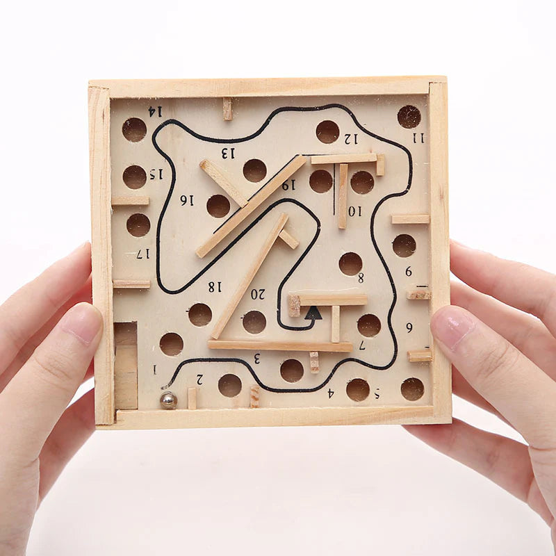 MindMaze Wooden Game – Fun Brain Puzzle for Kids