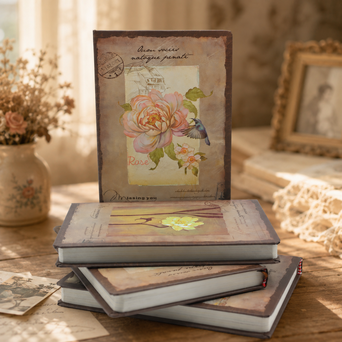 vintage Bloom Journal